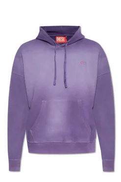 Diesel PURPLE Sweatshirt S-ROB-HOOD-R2