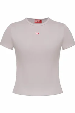 Diesel PURPLE T-shirt T-UNCUTIE-LONG-D
