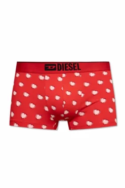 Diesel RED Boxers with print DAMIEN BOXER-SHORTS