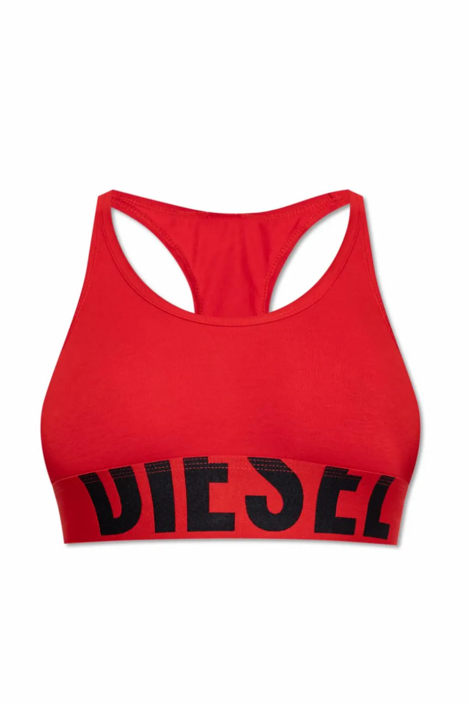 Diesel RED Bra UFSB-COTTON-RACE-BRALETTE