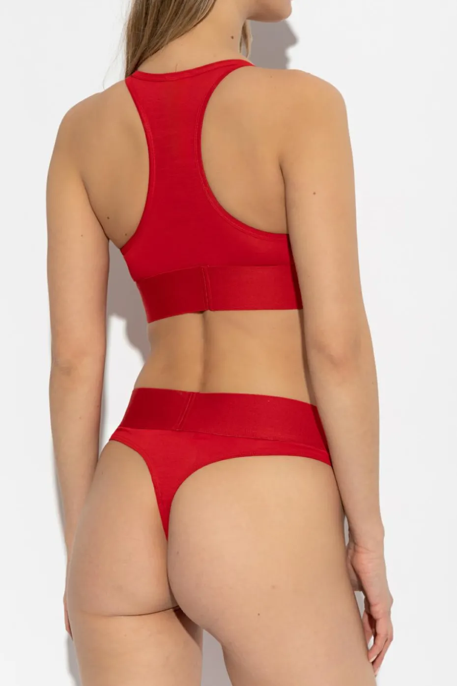 Diesel RED Bra UFSB-COTTON-RACE-BRALETTE