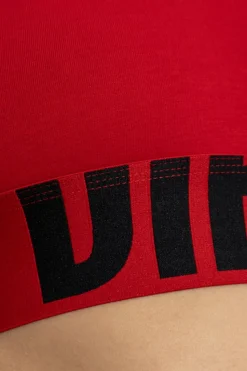 Diesel RED Bra UFSB-COTTON-RACE-BRALETTE