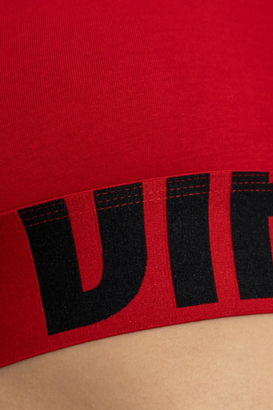 Diesel RED Bra UFSB-COTTON-RACE-BRALETTE