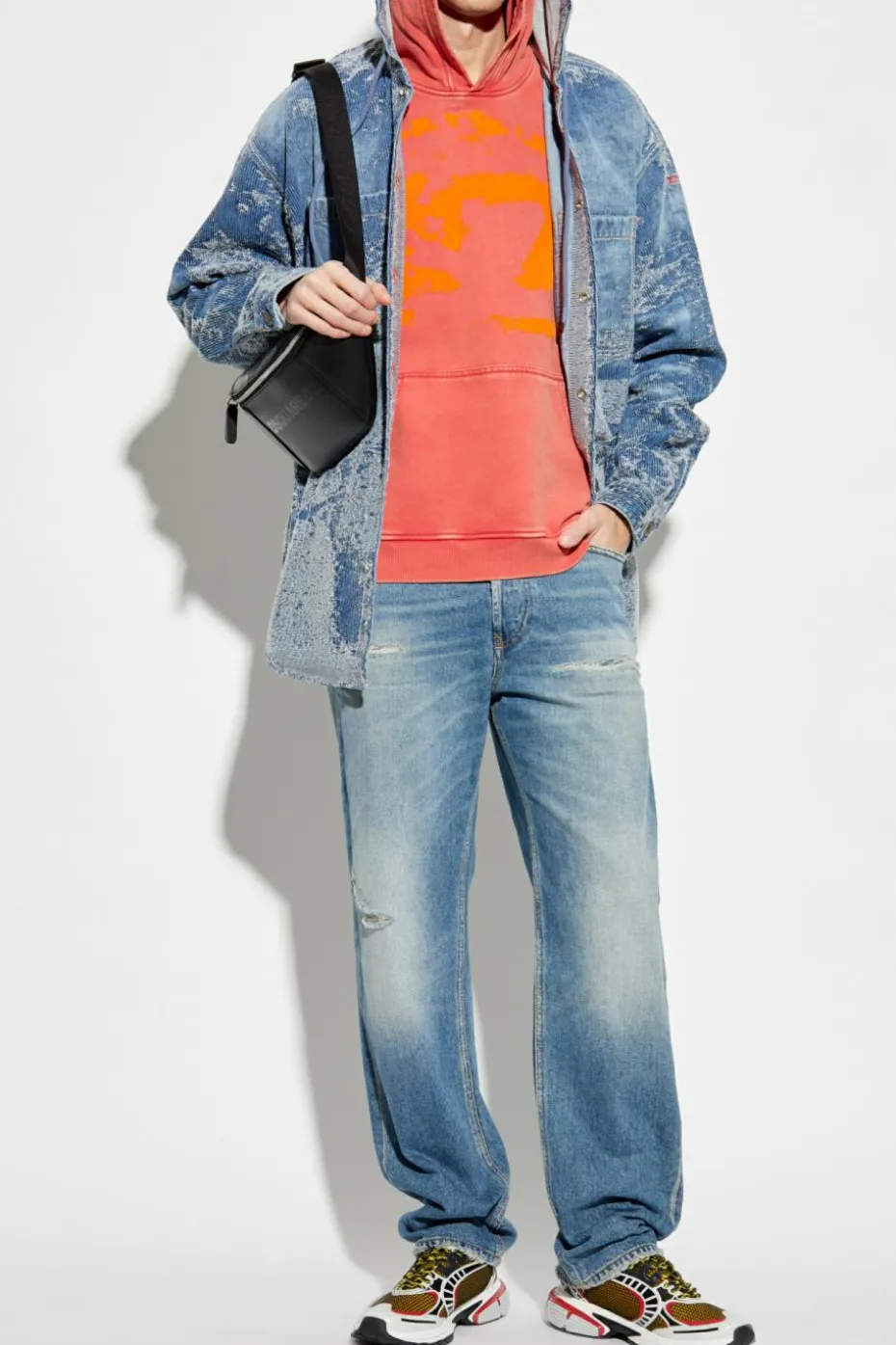 Diesel RED Sweatshirt S-BOXT