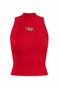 Diesel RED Top with logo M-ONERVAX-TOP