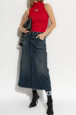 Diesel RED Top with logo M-ONERVAX-TOP