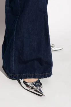 Diesel SILVER Ballet Flats D-VENUS BAL