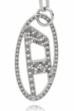 Diesel SILVER ‘1DR HOLY-C’ keyring