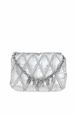 Diesel SILVER Shoulder bag "HARM-D SHOULDER"