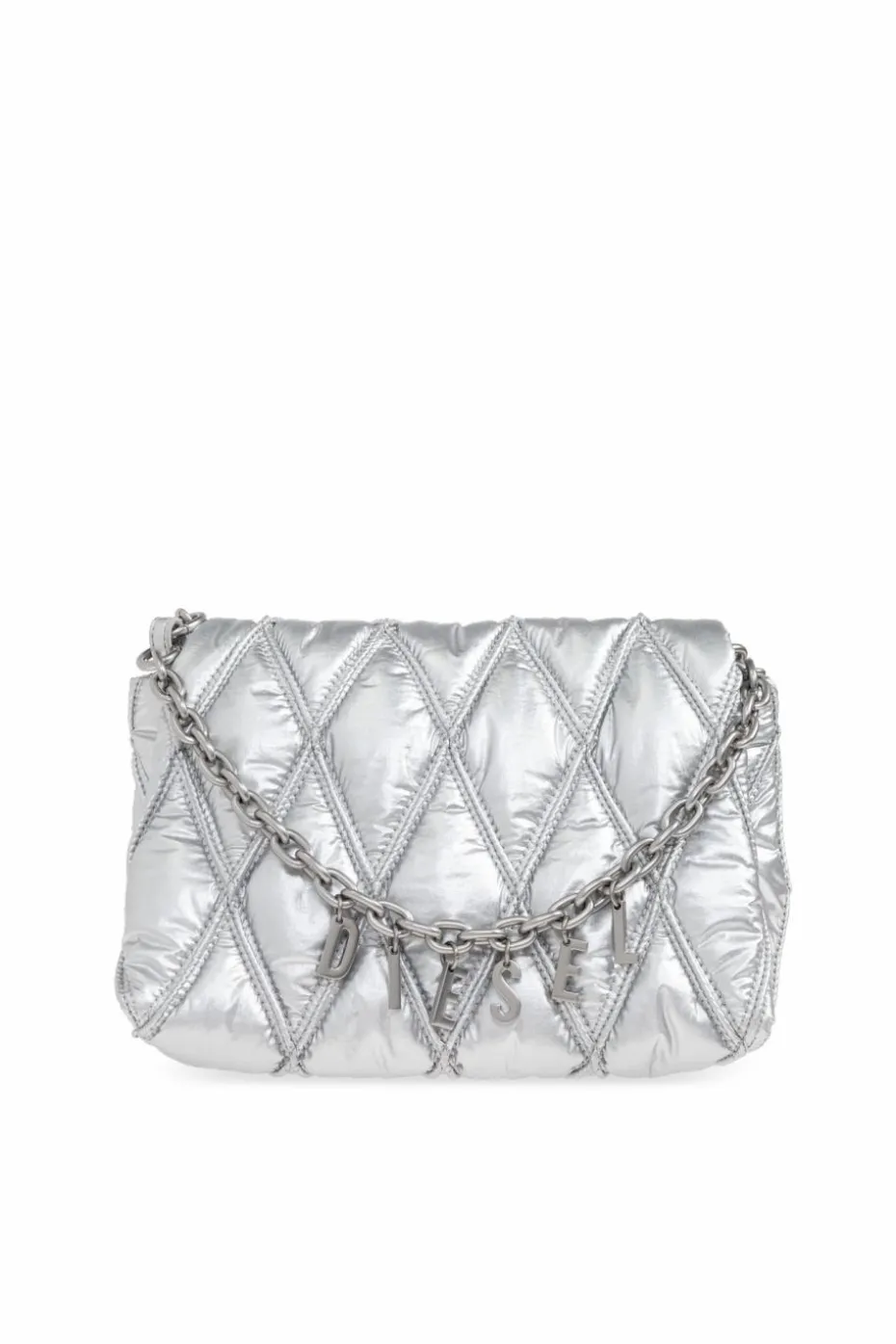 Diesel SILVER Shoulder bag "HARM-D SHOULDER"
