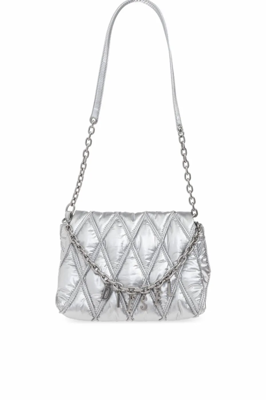 Diesel SILVER Shoulder bag "HARM-D SHOULDER"