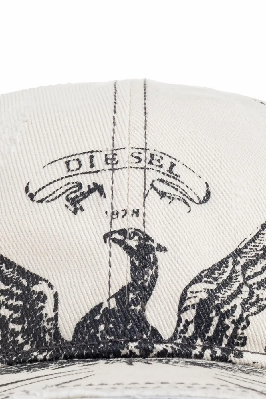 Diesel WHITE Baseball cap