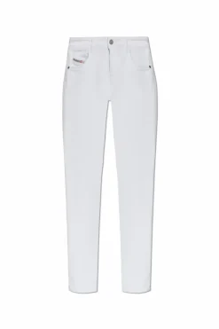 Diesel WHITE Jeans 2017 SLANDY in super skinny style