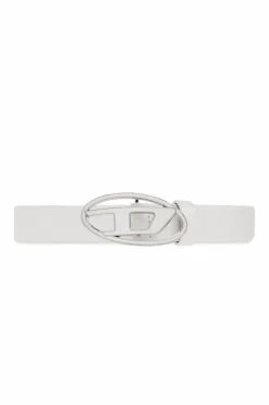Diesel WHITE Leather belt