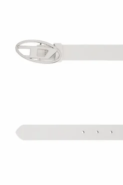 Diesel WHITE Leather belt