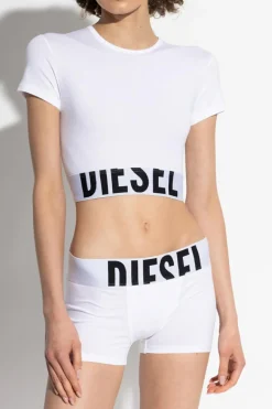 Diesel WHITE Logo Top