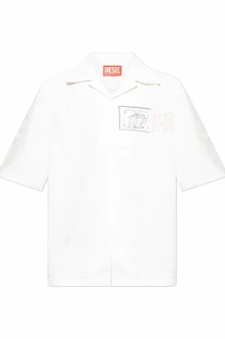 Diesel WHITE Shirt `S-BRACK-A-HGBS`