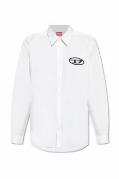 Diesel WHITE Shirt `S-SIMPLY-D`