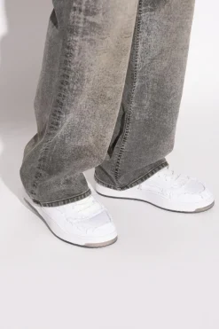 Diesel WHITE `S-TRACKER-D LOW` sports shoes