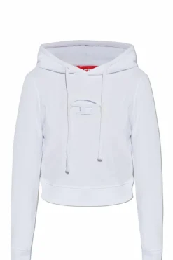 Diesel WHITE Sweatshirt F-SLIMMY-HOOD-OD