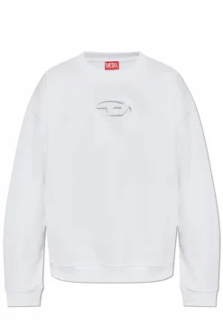 Diesel WHITE Sweatshirt S-BOXT-OD