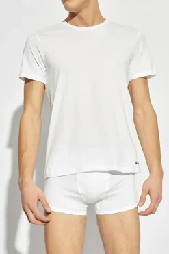 Diesel WHITE Three-pack of T-shirts