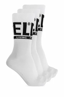 Diesel WHITE Three-pack socks SKM-RAY-THREEPACK