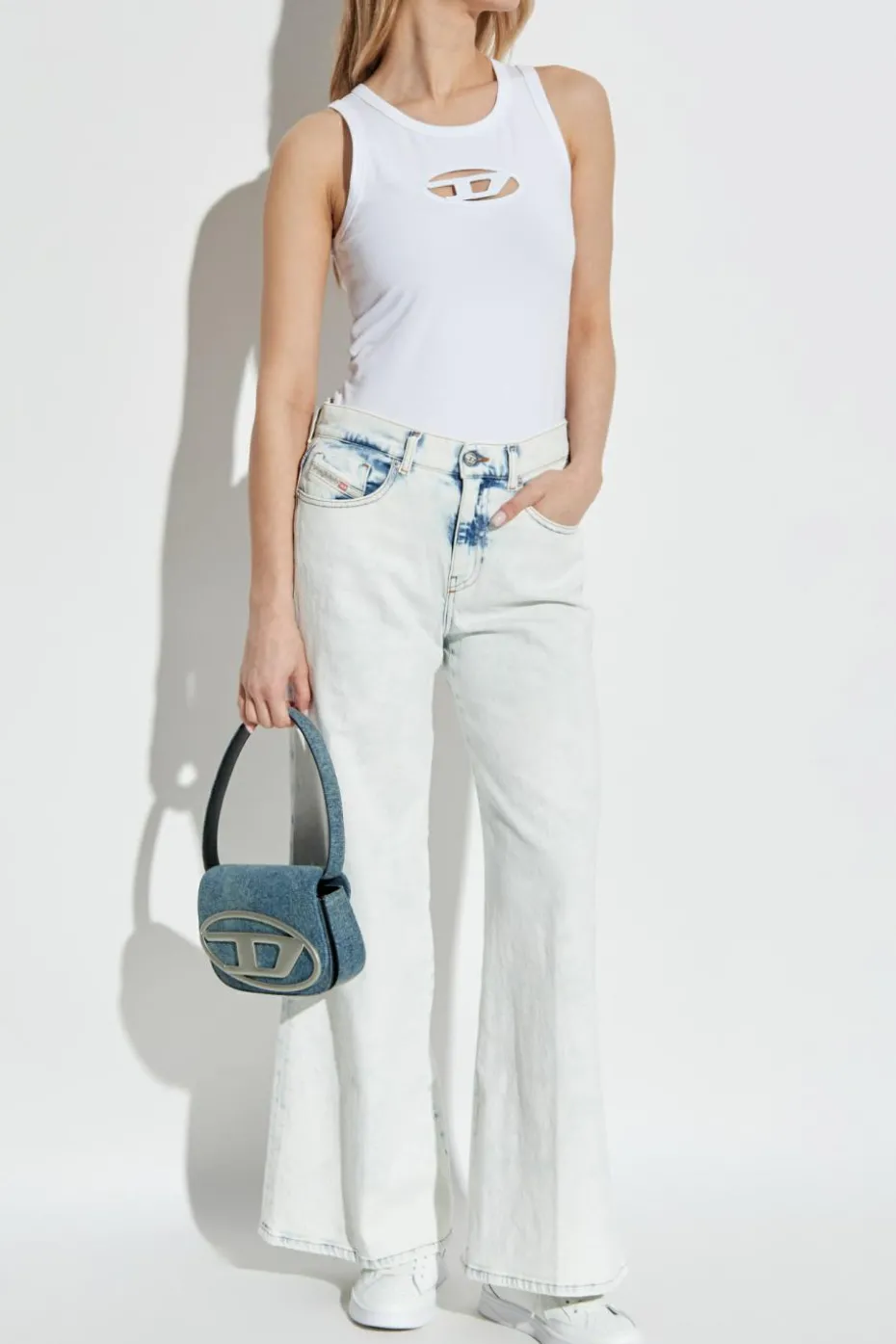 Diesel WHITE Top T-LYNYS-OD