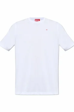 Diesel WHITE T-shirt T-ADJUST-MICRODIV
