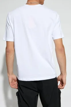 Diesel WHITE T-shirt T-ADJUST-MICRODIV