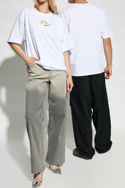 Diesel WHITE T-shirt T-BOXT-OD