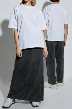 Diesel WHITE T-shirt T-BOXT-D