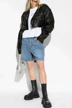 Diesel WHITE T-shirt T-BUXT-CROP-OD