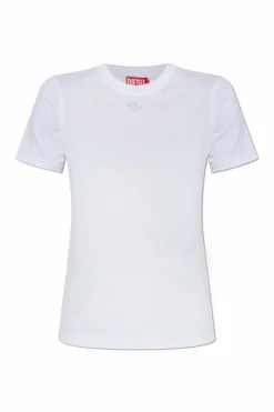 Diesel WHITE T-shirt `T-REG-OVALD`