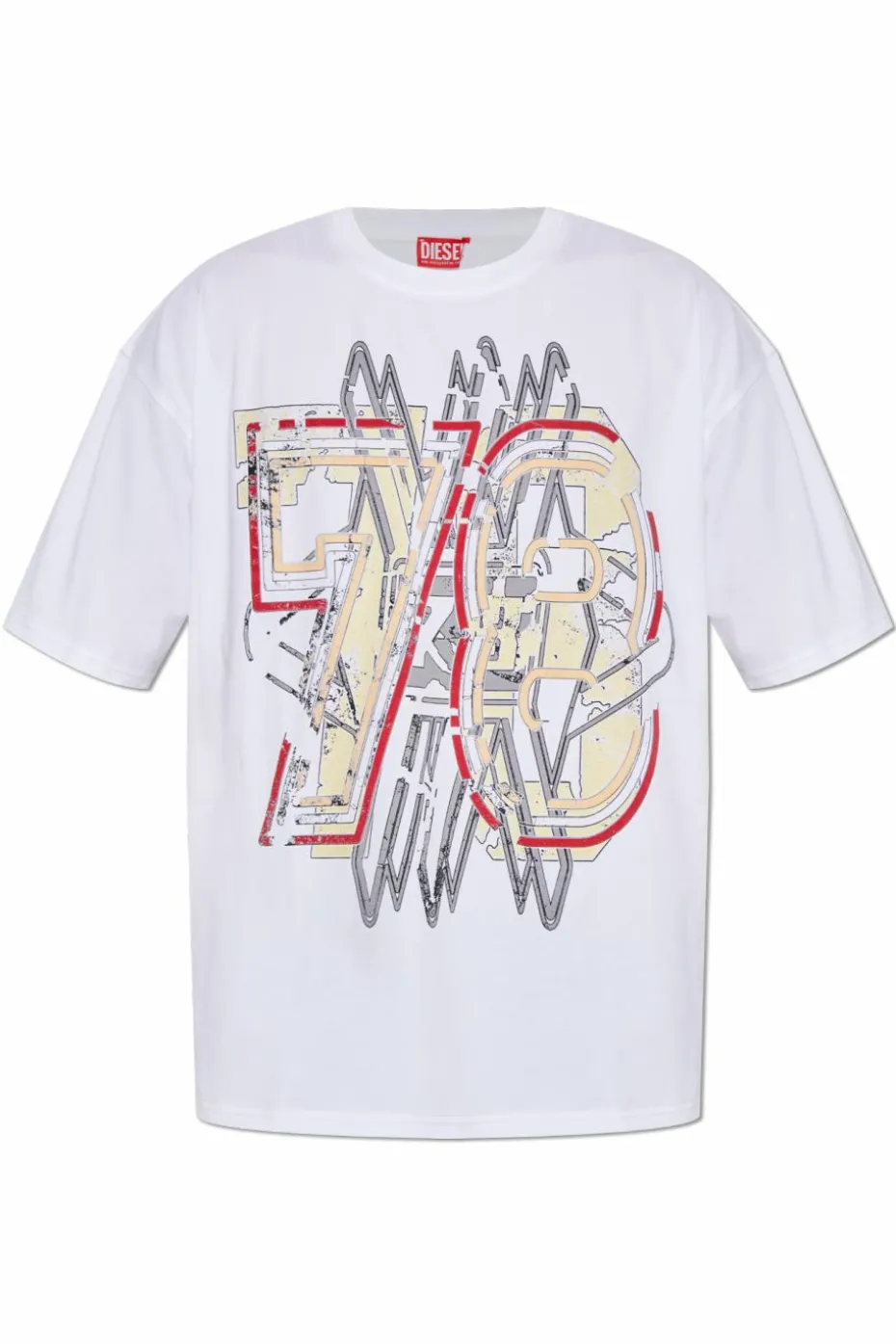 Diesel WHITE T-shirt with print