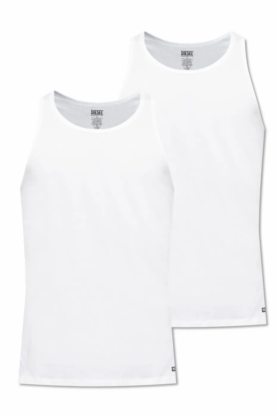 Diesel WHITE Two-pack tops WALTY-D-BOX-2PACK