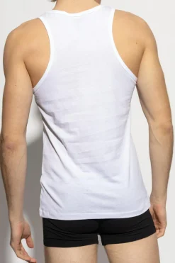 Diesel WHITE Two-pack tops WALTY-D-BOX-2PACK