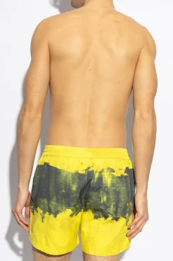 Diesel YELLOW Swim trunks KEN-37-D-POP