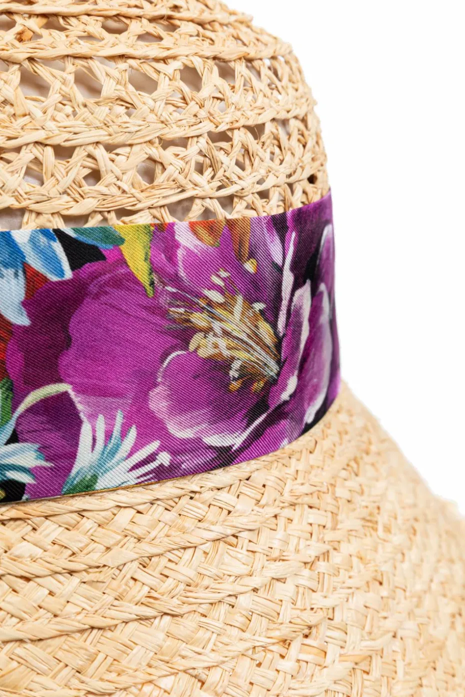 Dolce & Gabbana beige Hat with silk ribbon