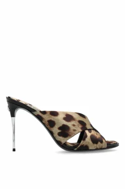 Dolce & Gabbana beige Heeled Slippers