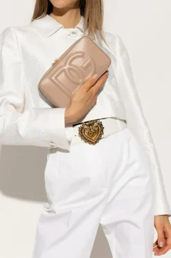 Dolce & Gabbana beige Leather shoulder bag
