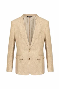 Dolce & Gabbana beige Linen Blazer