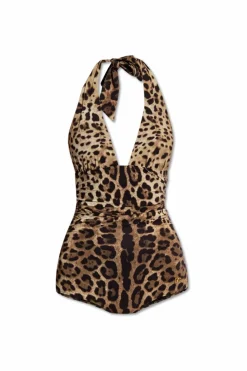 Dolce & Gabbana beige One-piece swimsuit