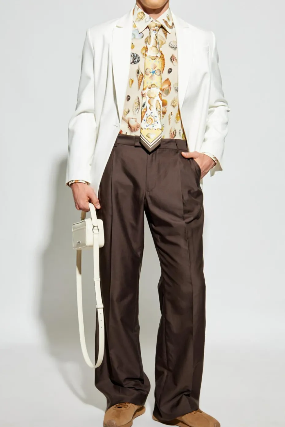 Dolce & Gabbana beige Shirt with shell motif