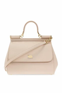 Dolce & Gabbana beige ‘Sicily Large’ shoulder bag