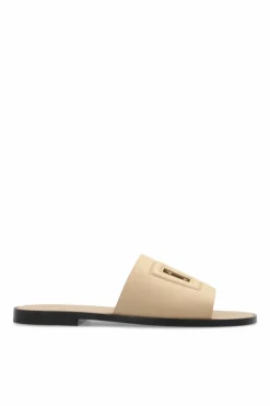 Dolce & Gabbana beige Slippers with logo
