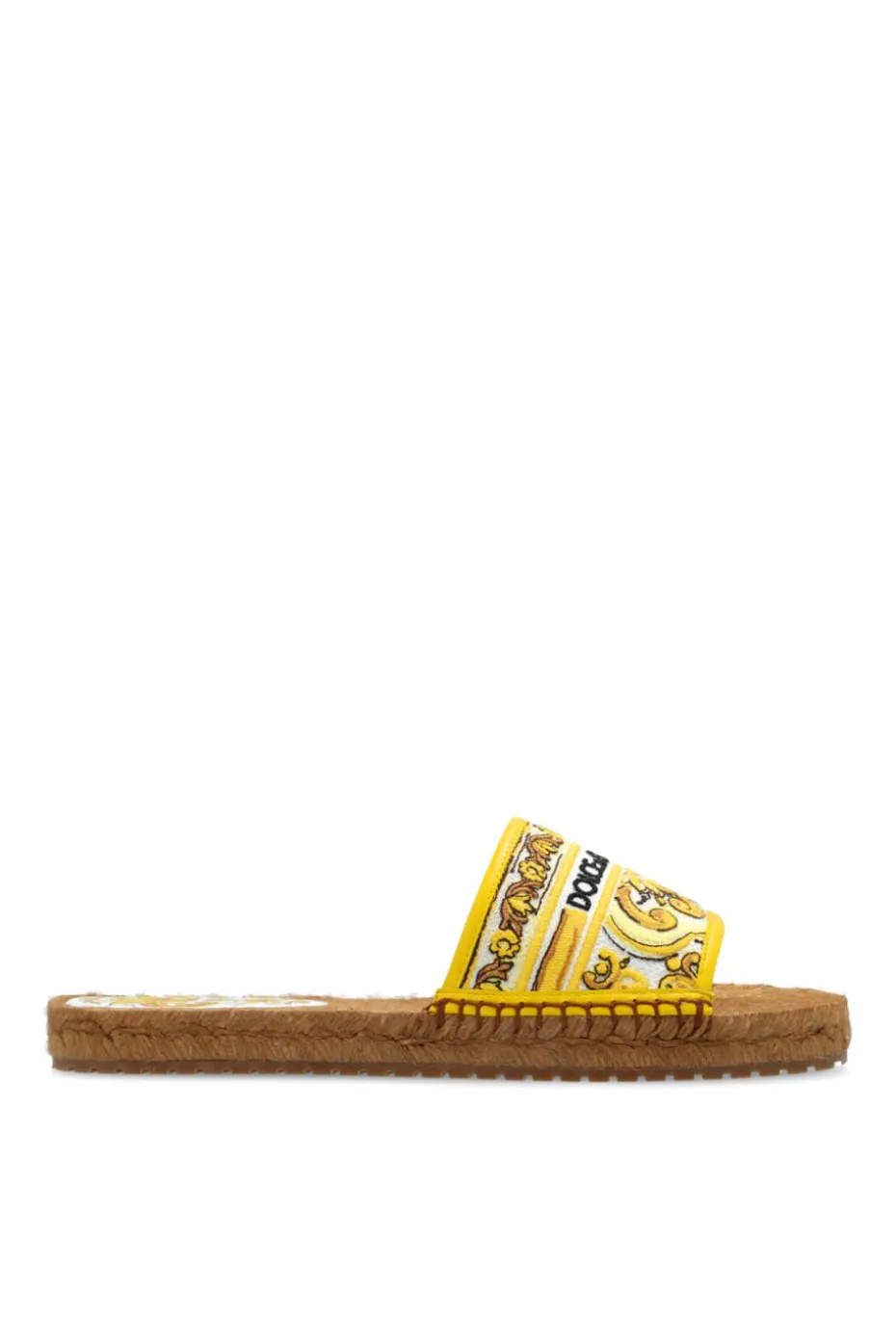 Dolce & Gabbana beige Slippers with logo