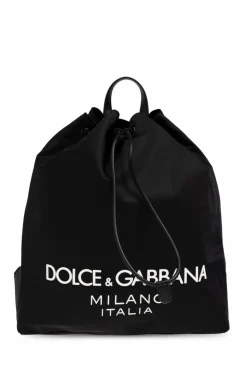 Dolce & Gabbana BLACK Backpack with logo