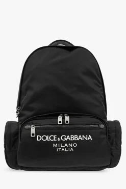 Dolce & Gabbana BLACK Backpack with logo