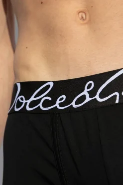 Dolce & Gabbana BLACK Boxers with logo